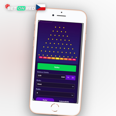 Ikona Plinko s nízkým rizikem a zelenými středovými sloty pro klidný start v Betonred Casino