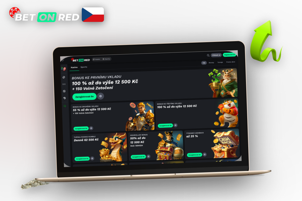 Registrační formulář Betonred Casino se zadaným bonusovým kódem VIPRED