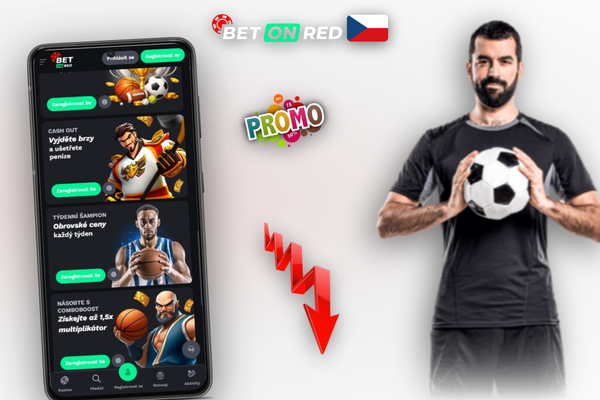 Betonred Casino sportovní promoakce aktivované přes mobilní aplikaci po přihlášení