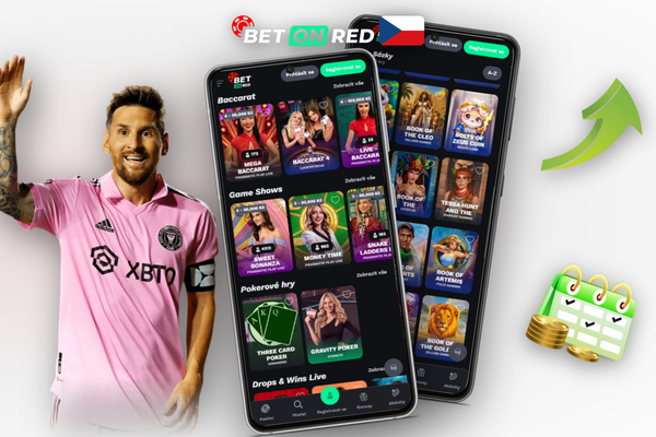 Bonusová obrazovka Betonred Casino app s uvítacím bonusem pro nové hráče